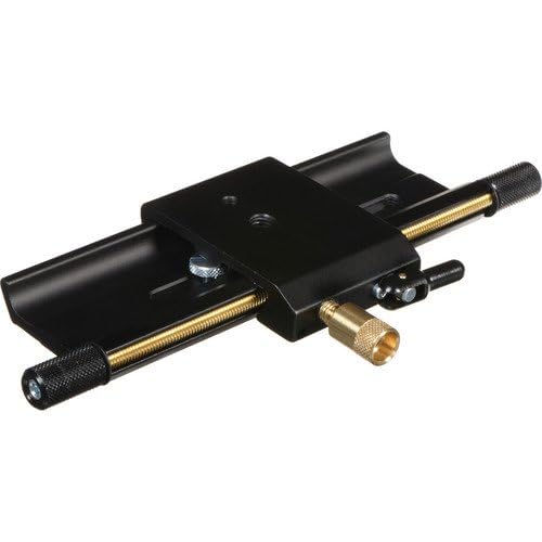 Manfrotto 454 Micrometric Positioning Sliding Plate   Replaces 3419  Black